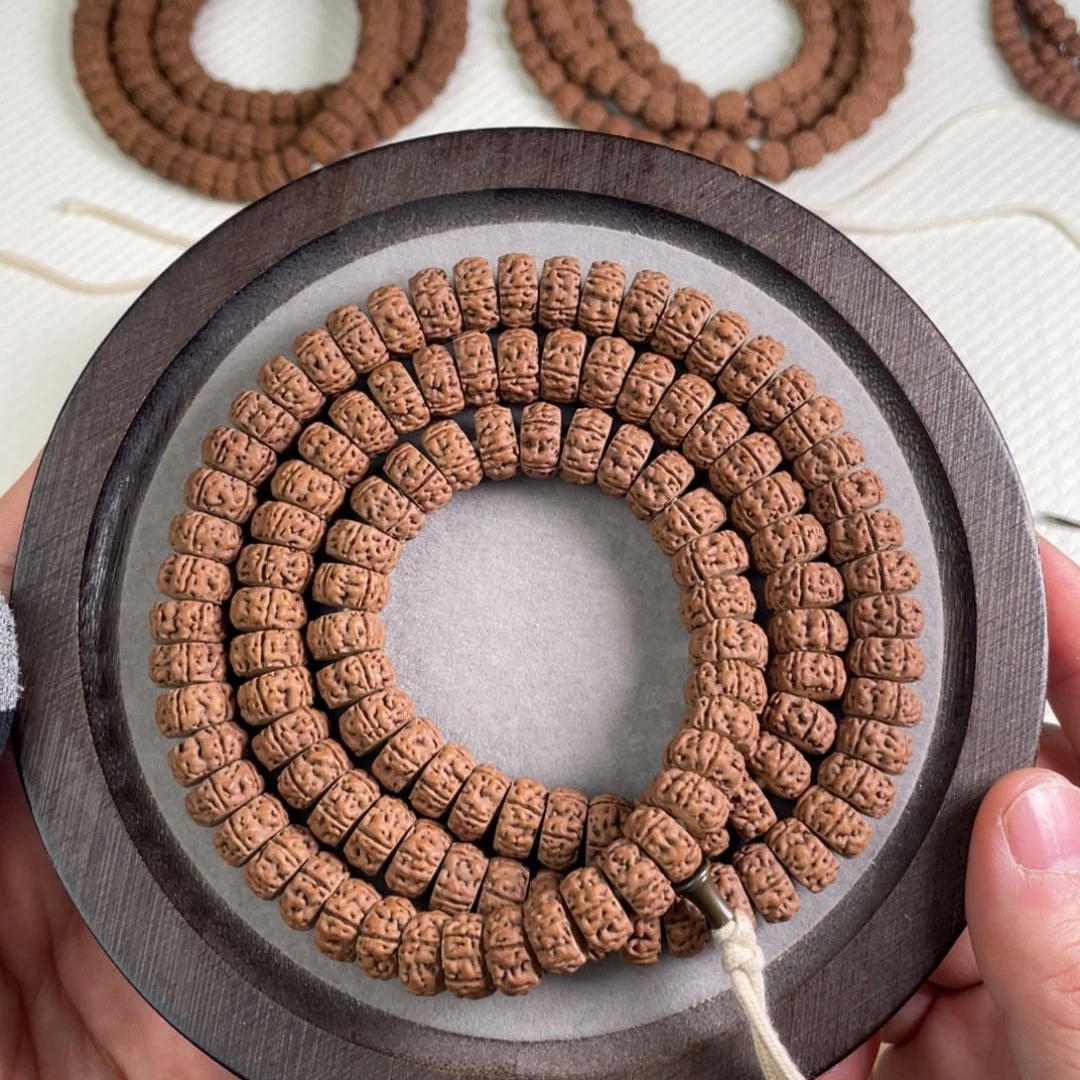 金刚菩提吊坠薄切老树王108尺寸11