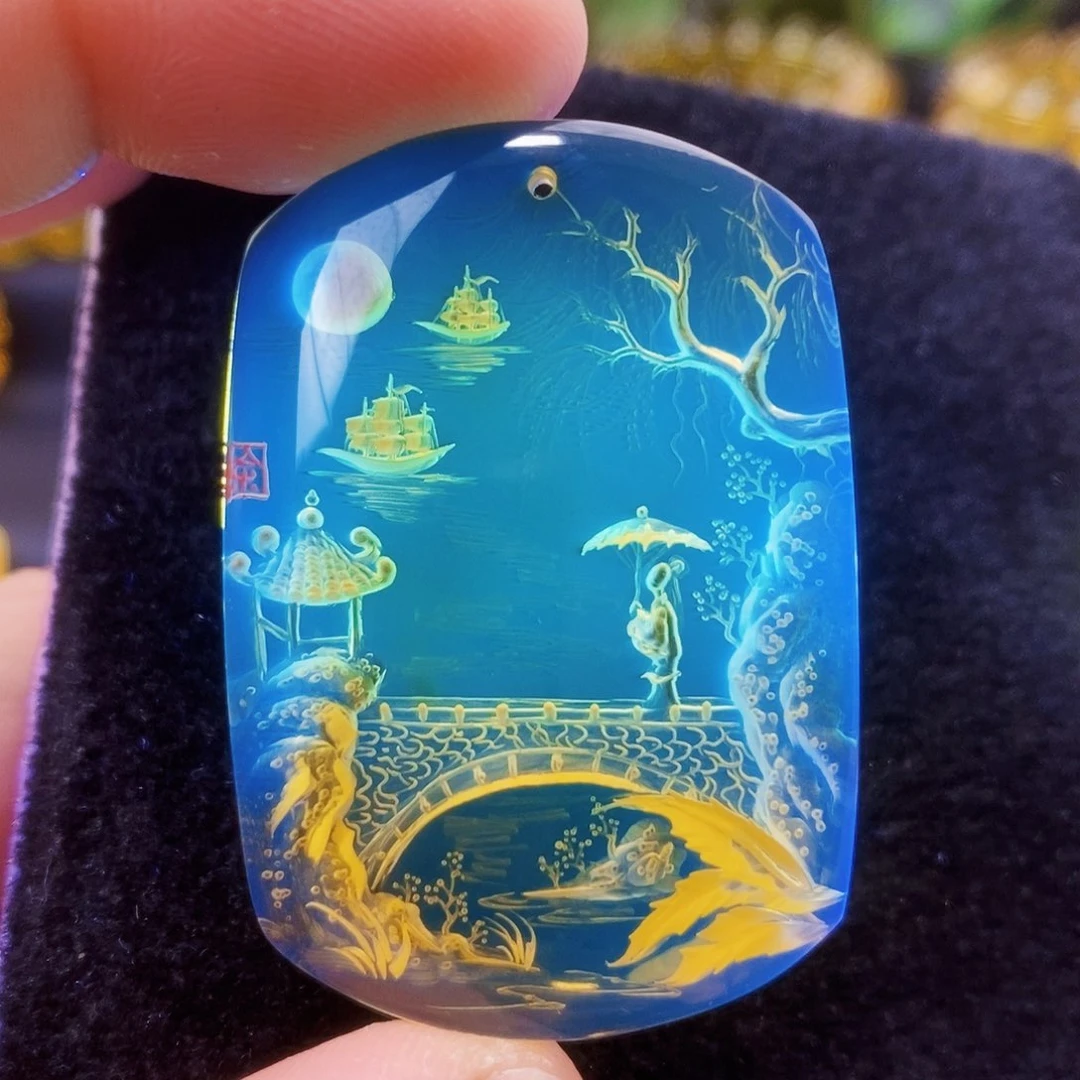 【闪购商品】未镶嵌吊坠(不含链)蓝珀