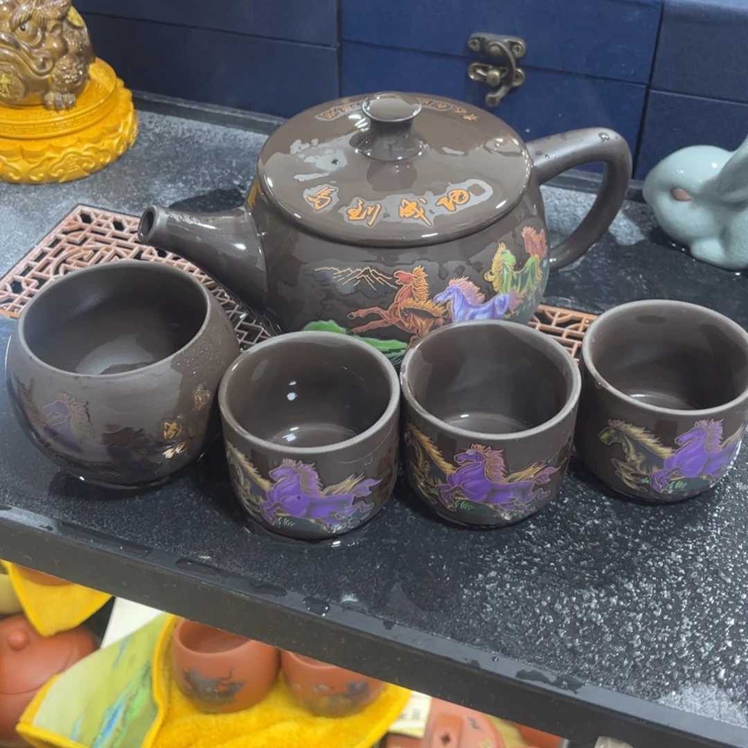 茶杯紫砂紫砂壶一壶4壶