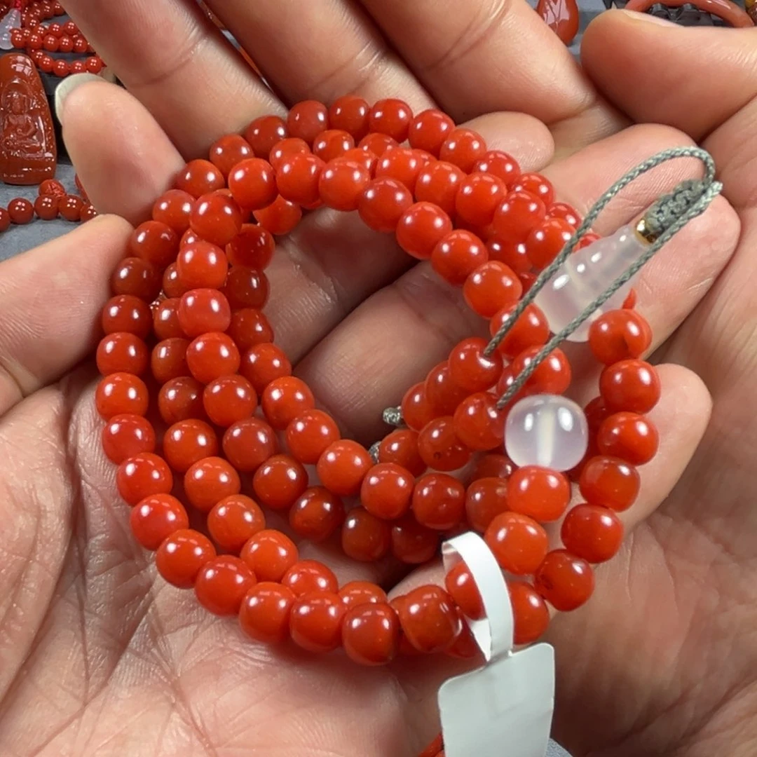 南红玛瑙手链未镶嵌轩*