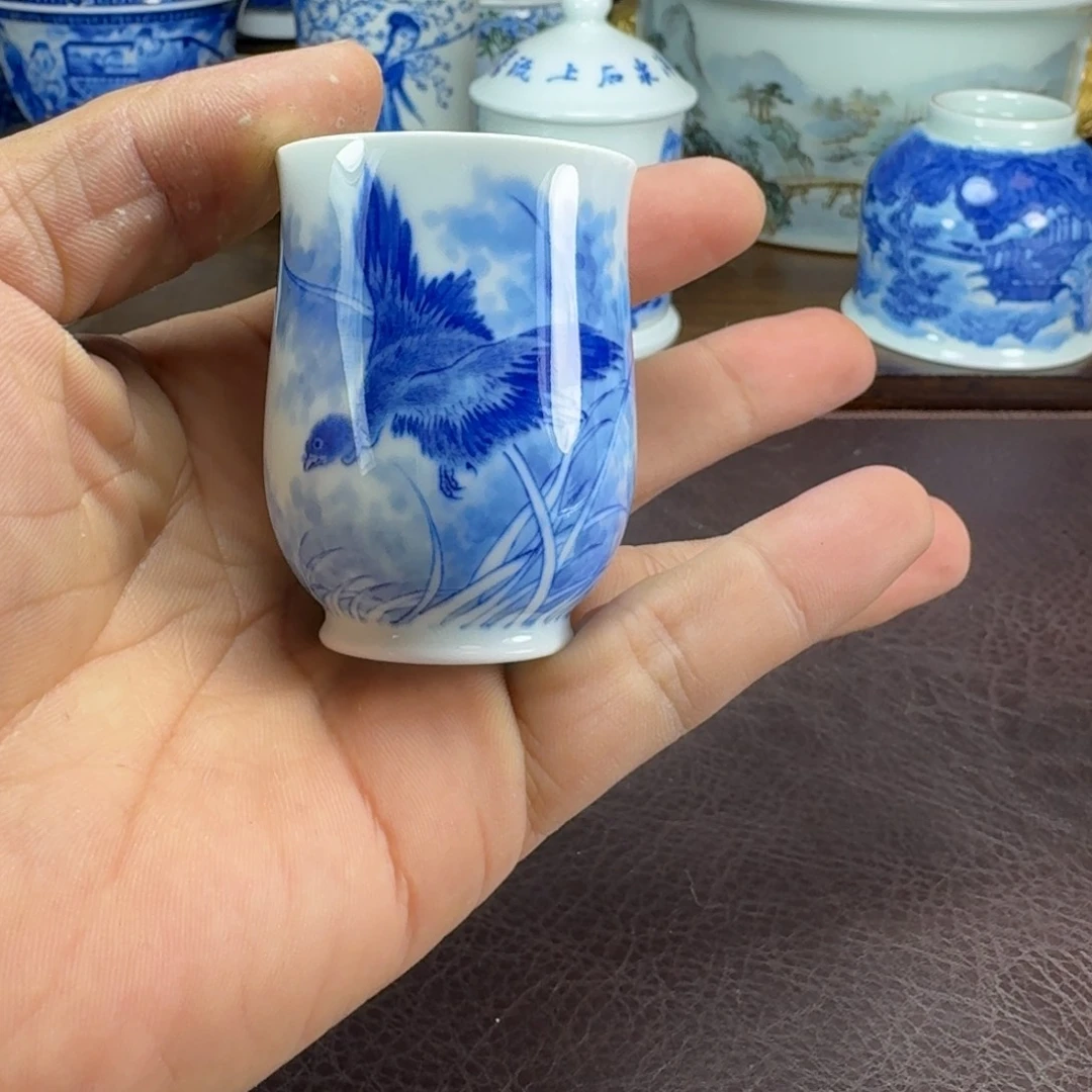 用***8瓷片当代景德镇陶瓷手绘茶具