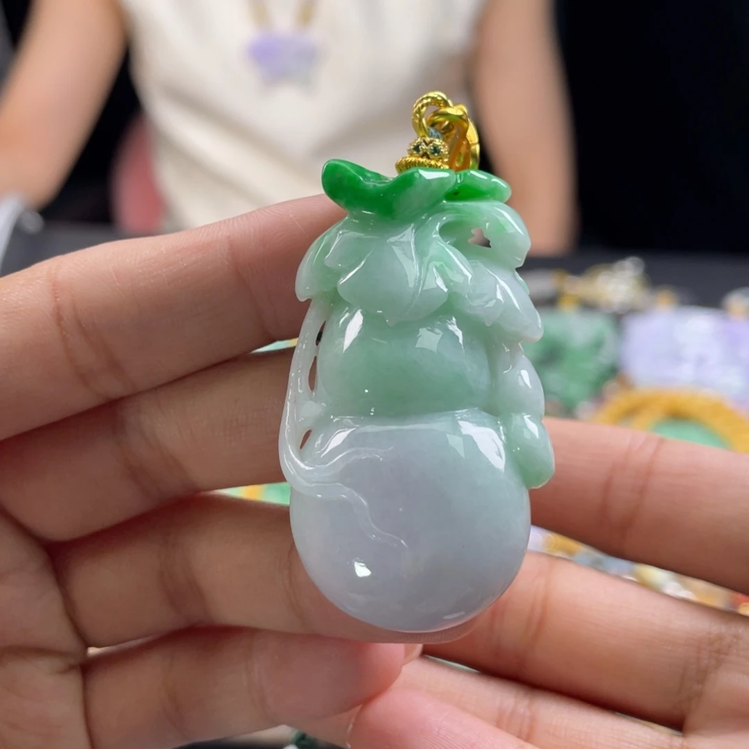 翡翠未镶嵌颈饰代编织