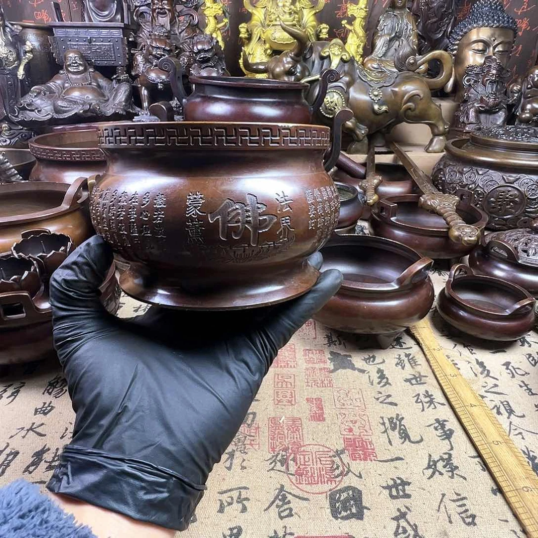 香炉 家用供香炉 风水摆件 聚宝盆 家居摆件