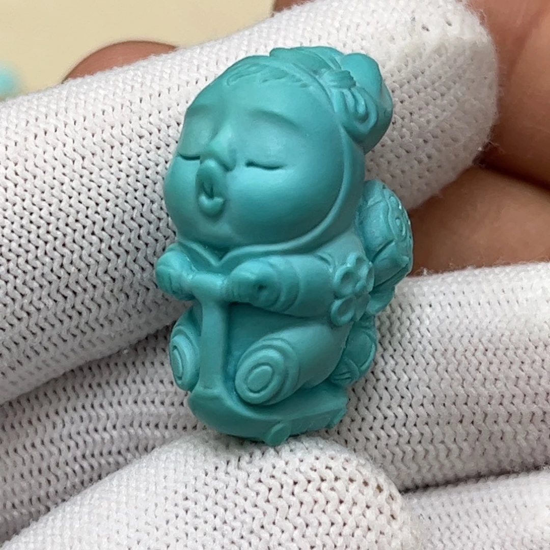 未镶嵌绿松石珠宝奇石