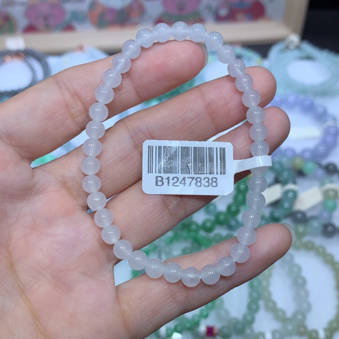 翡翠未镶嵌手链天然