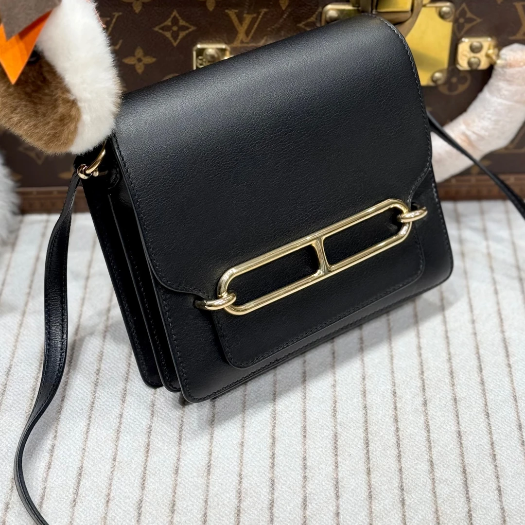 99新 Hermes/爱马仕 昊哥/爱马仕黑金猪鼻子19包