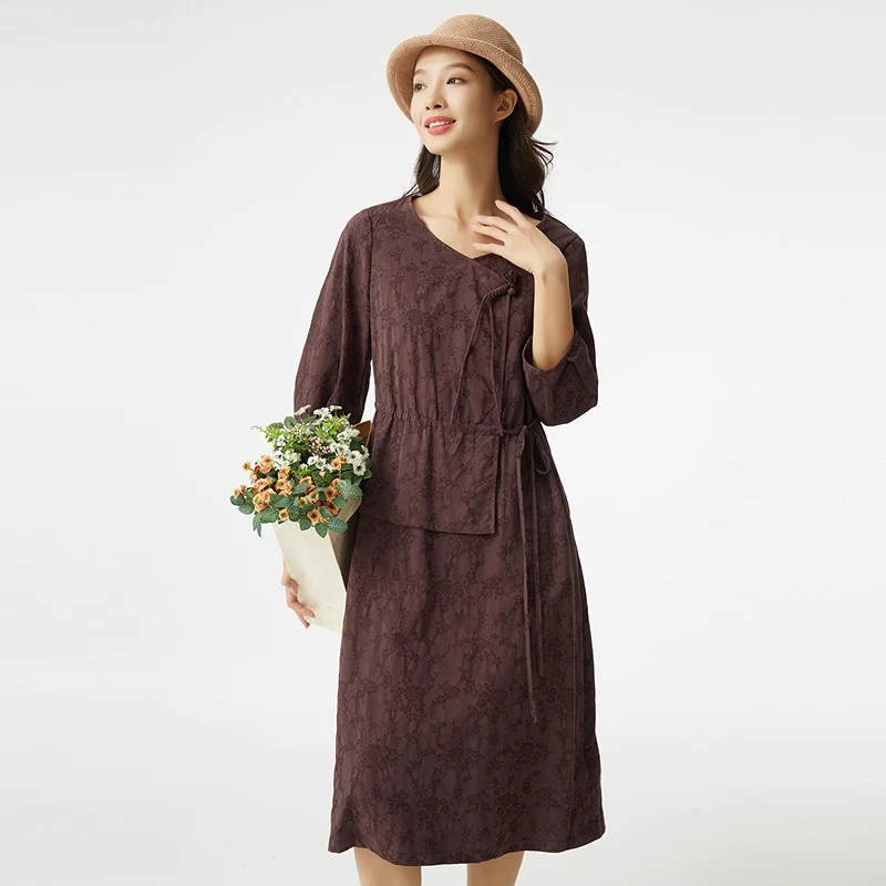 布景女装2025年春季新品连衣裙BW41LB5555