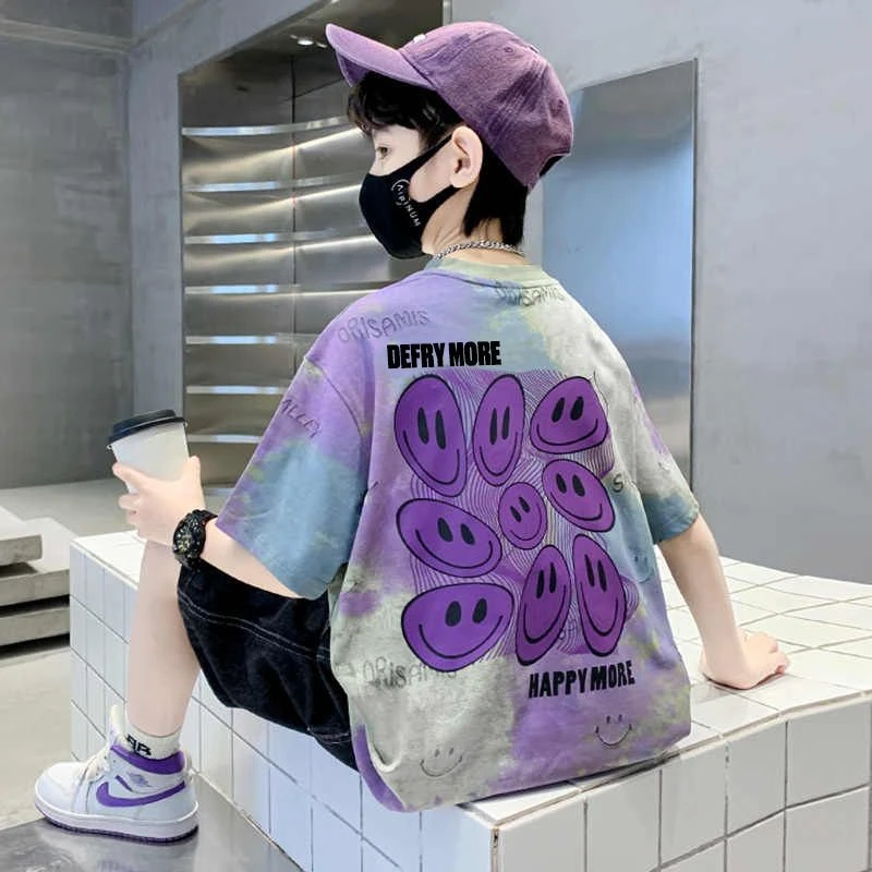 贝尔熊男童短袖t恤2025新款儿童夏装衣服男孩纯棉宝宝上衣童装