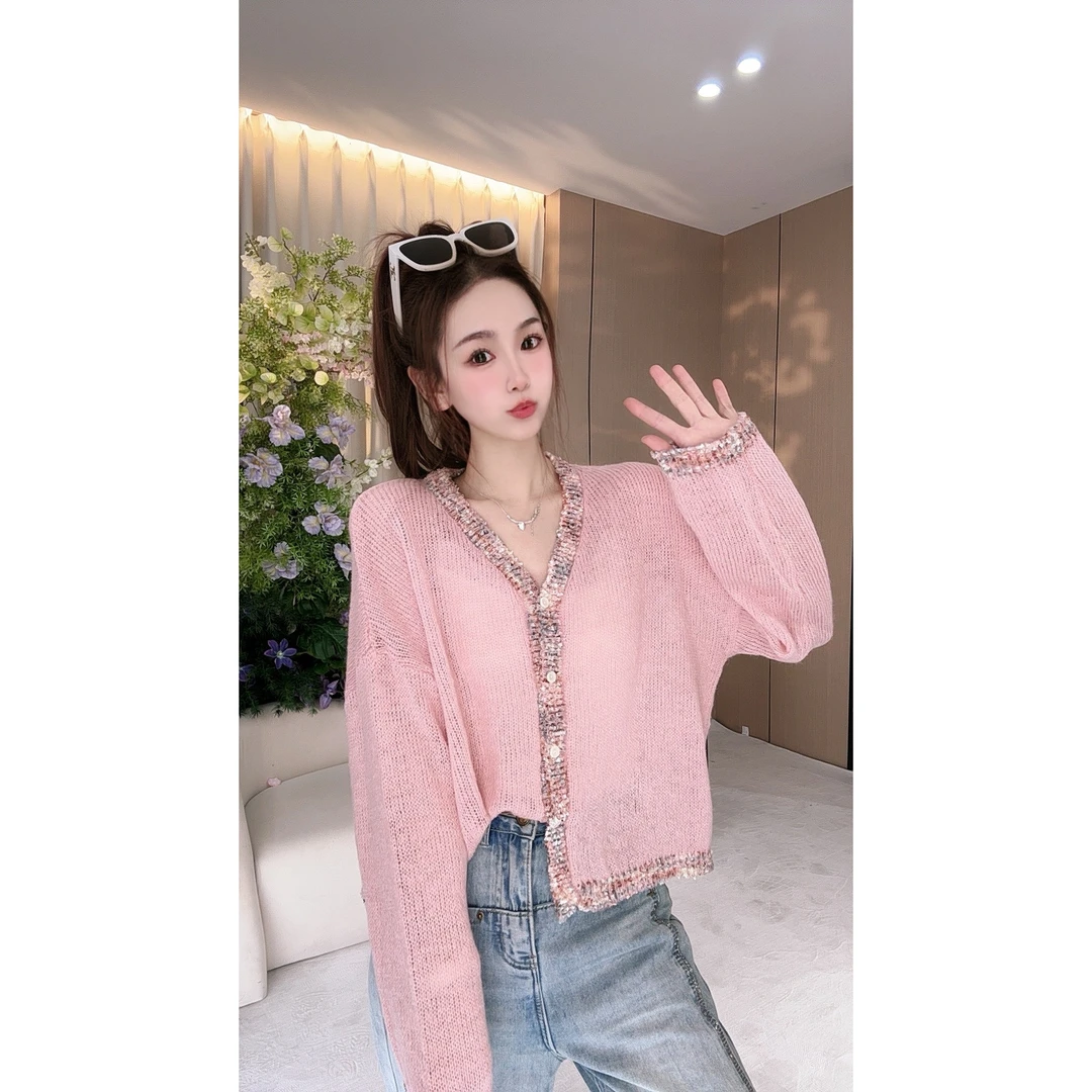 【闪金小香】丸子璐春季新款休闲时尚毛衣预WZLC5MY0823A