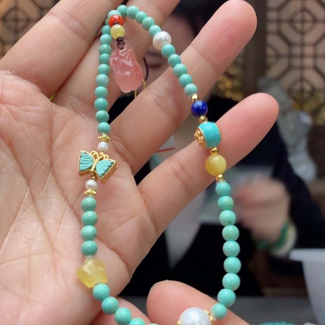 未镶嵌绿松石珠宝奇石