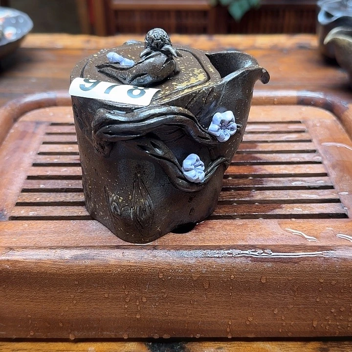 纯手工制作粗陶茶具