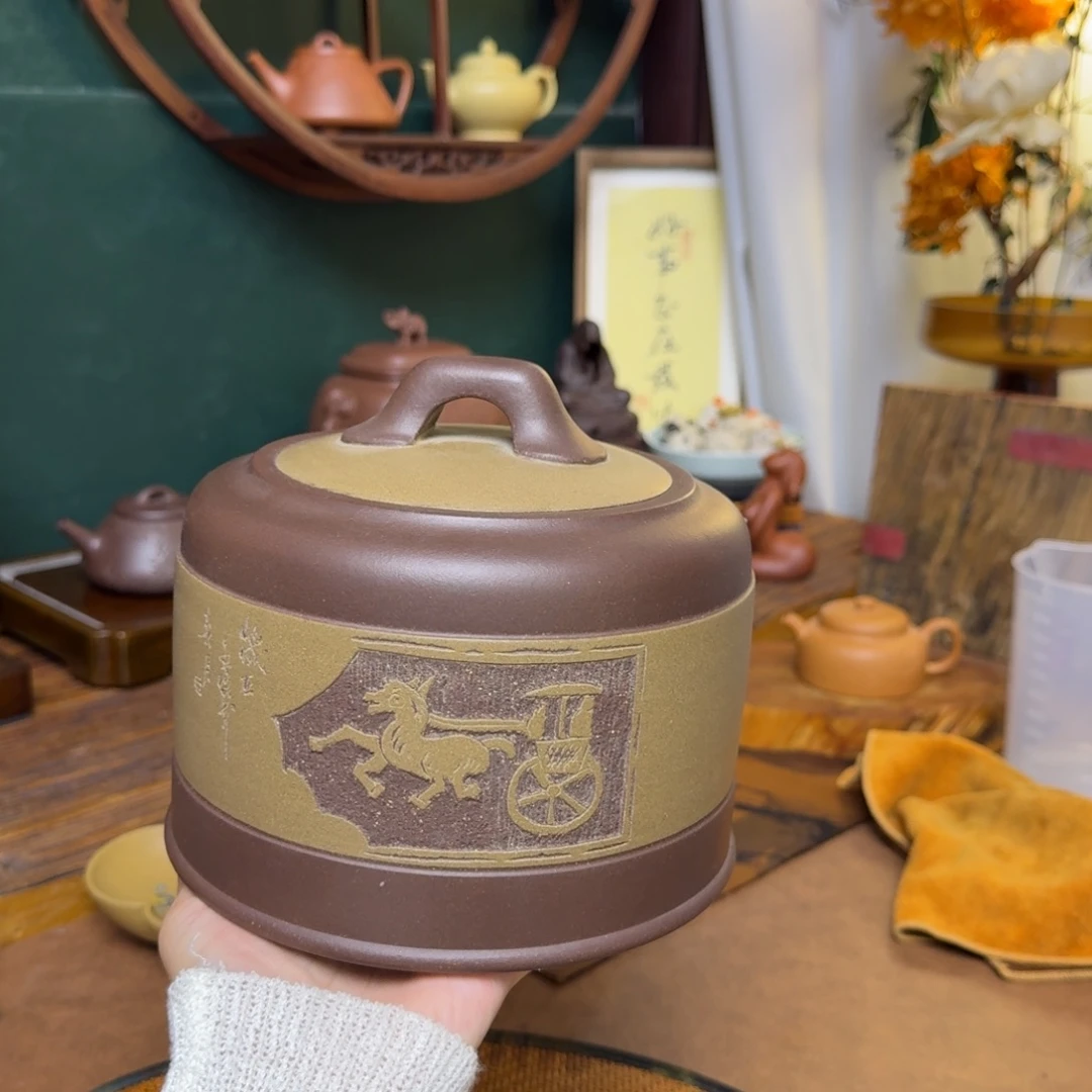 茶叶罐，一斤，原矿紫泥