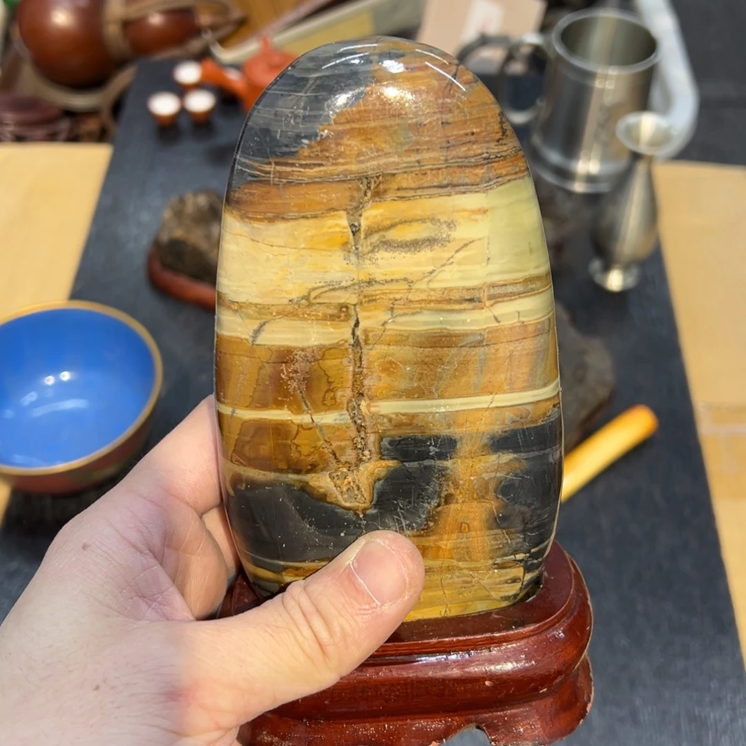 石材中古工艺品摆件