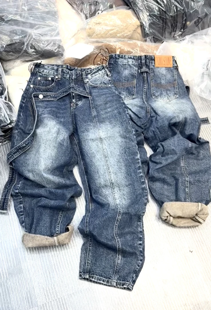 「彤彤」磨毛加厚深圳原版牛仔裤668300