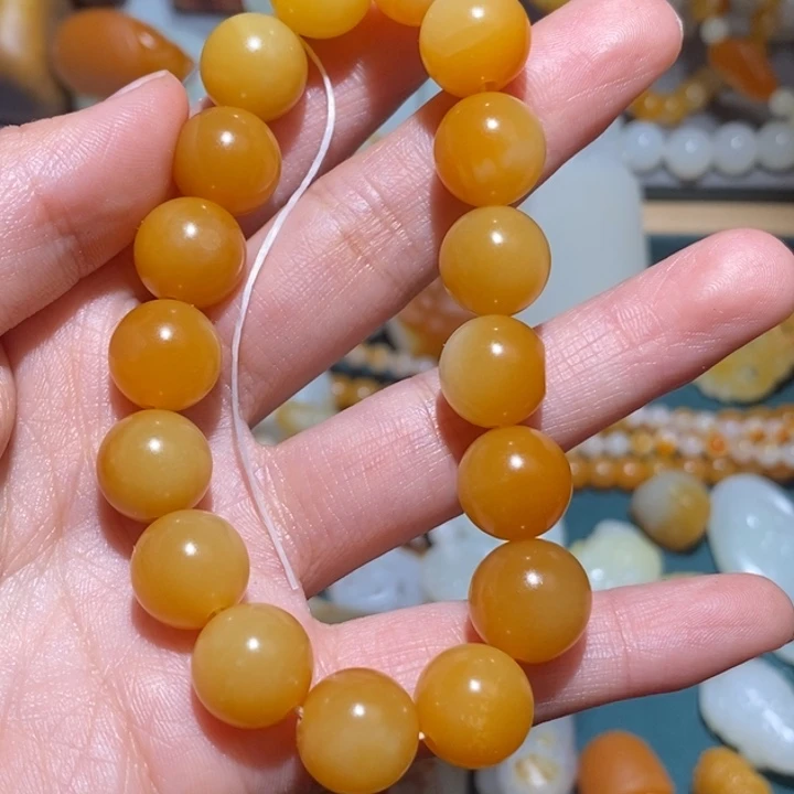 和田玉未镶嵌颈饰天*