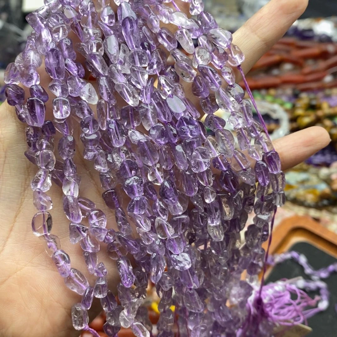 未镶嵌玛瑙/玉髓珠宝半成品一条天然巴西紫水晶原石