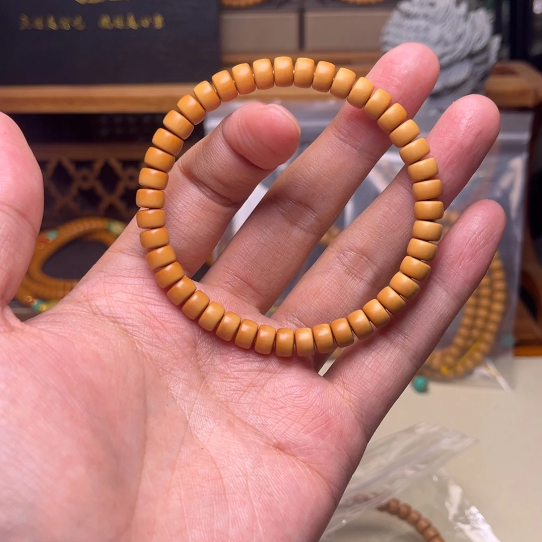 橄榄核手串/手链【听松】sss橄榄核尖@@药片单圈7.2