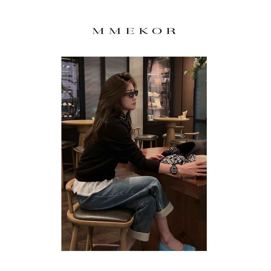 MMEKOR“明媚开衫” 2025新款活力常青藤时髦针织衫 89383