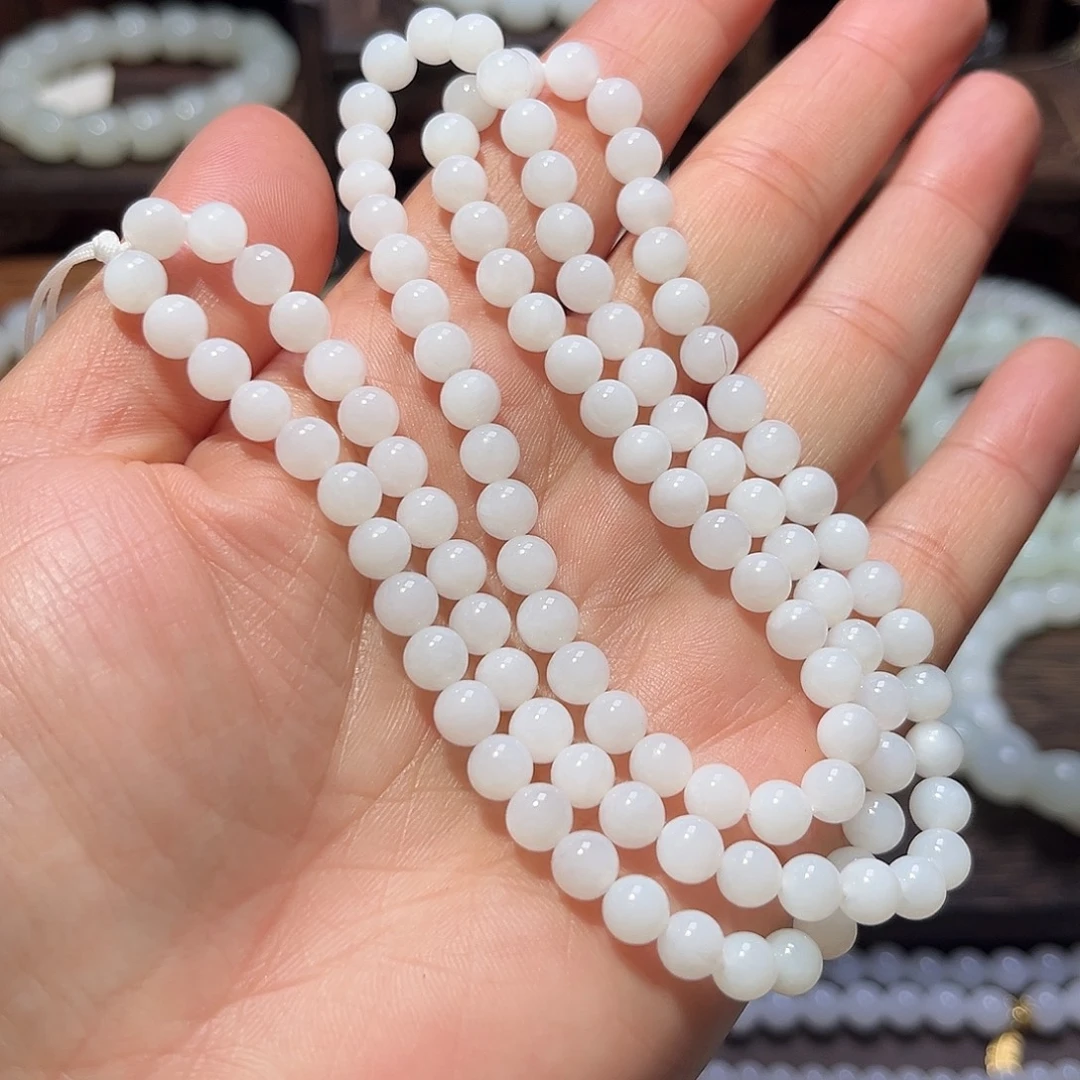 和田玉未镶嵌手链卡6