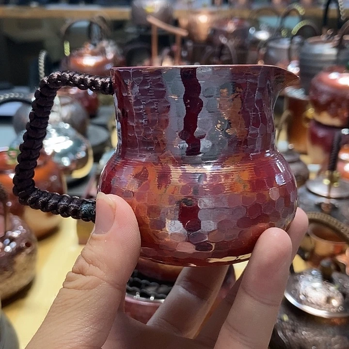 纯手工制作工艺紫铜公道