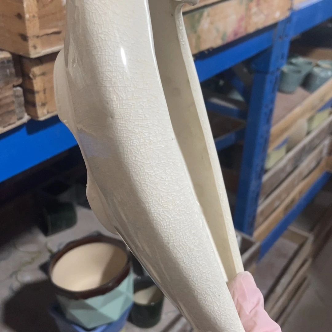 红陶高温陶瓷花盆