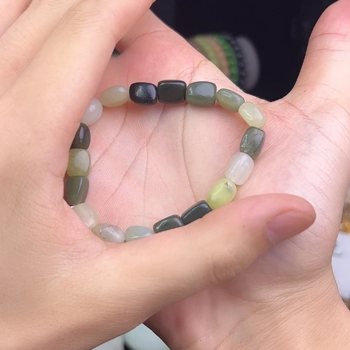 手链未镶嵌和田玉（糖玉）和田玉