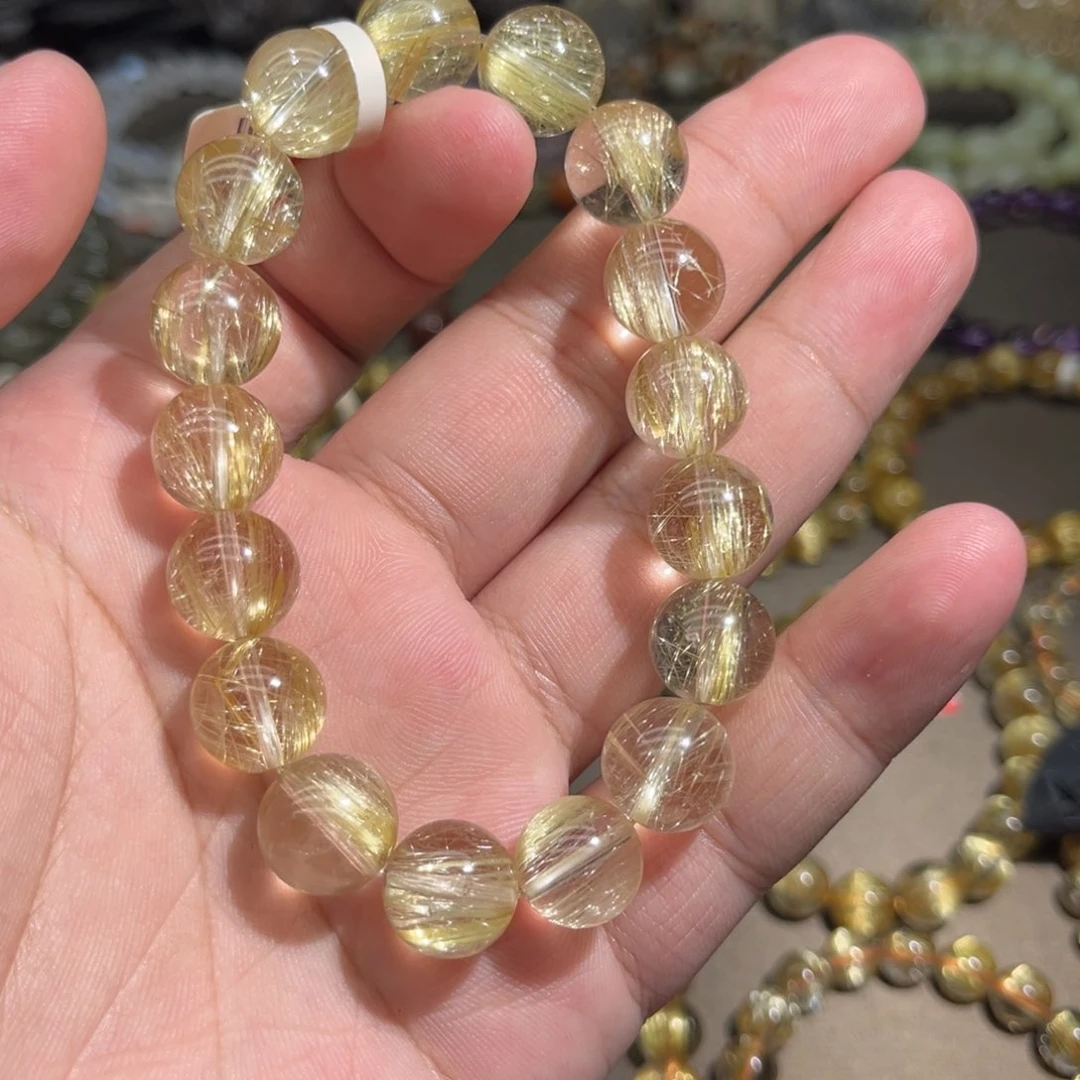 发晶手串未镶嵌陈*三发晶