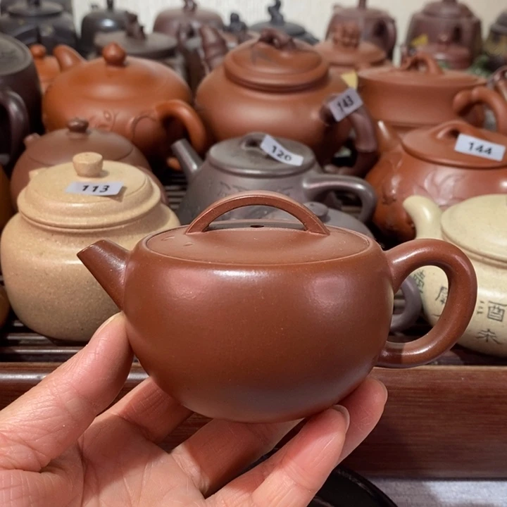 紫砂茶壶微瑕处理一把