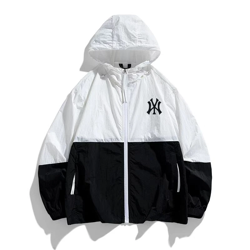 夏季连帽男女同款防晒服情侣百搭不挑人时尚轻薄宽松潮流防晒衣