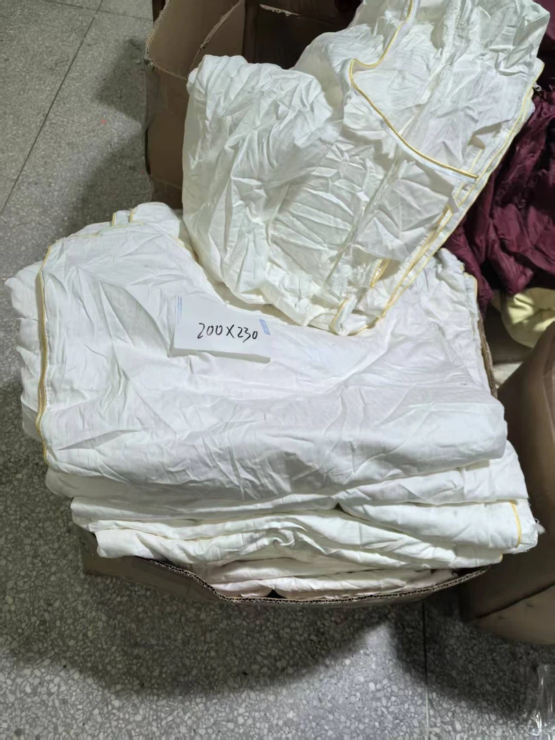 《厚广家》3楼200×230白色全棉贡缎无拉链被套 发1个