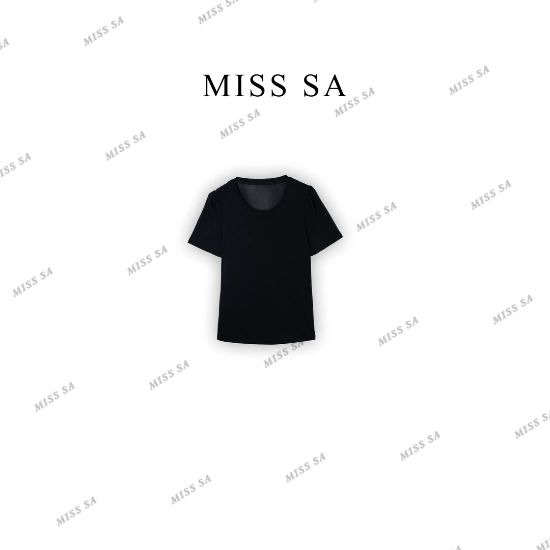 MISS SA 夏季新款时尚显瘦气质简约上衣 25068907