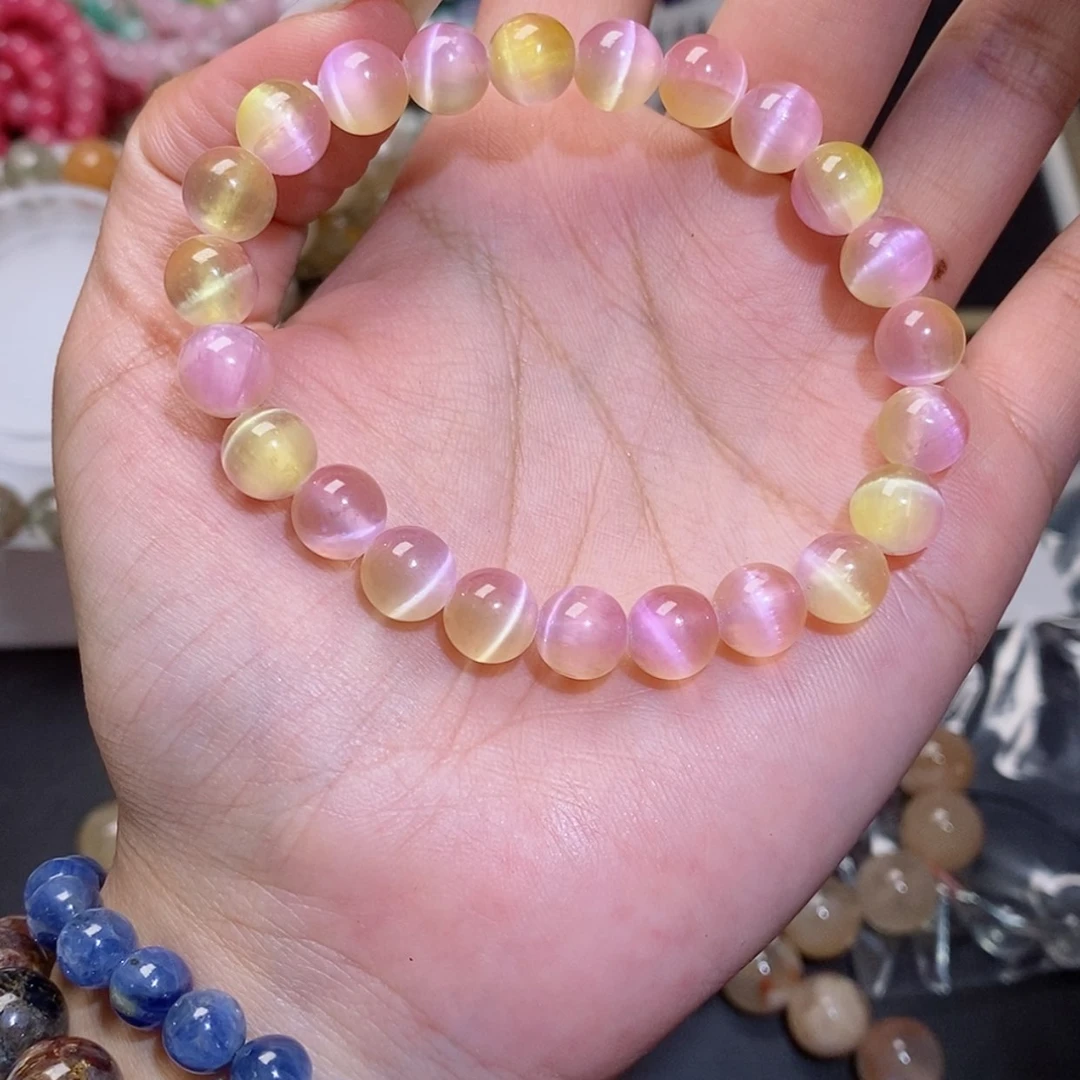 【闪购商品】水晶手链银S925镶嵌透石膏115