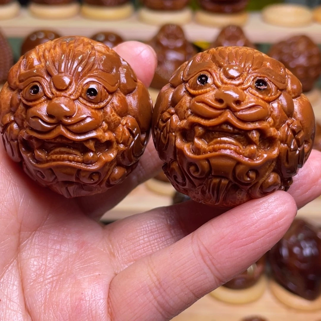 橄榄核手串/手链⭐****大圆貔貅一对