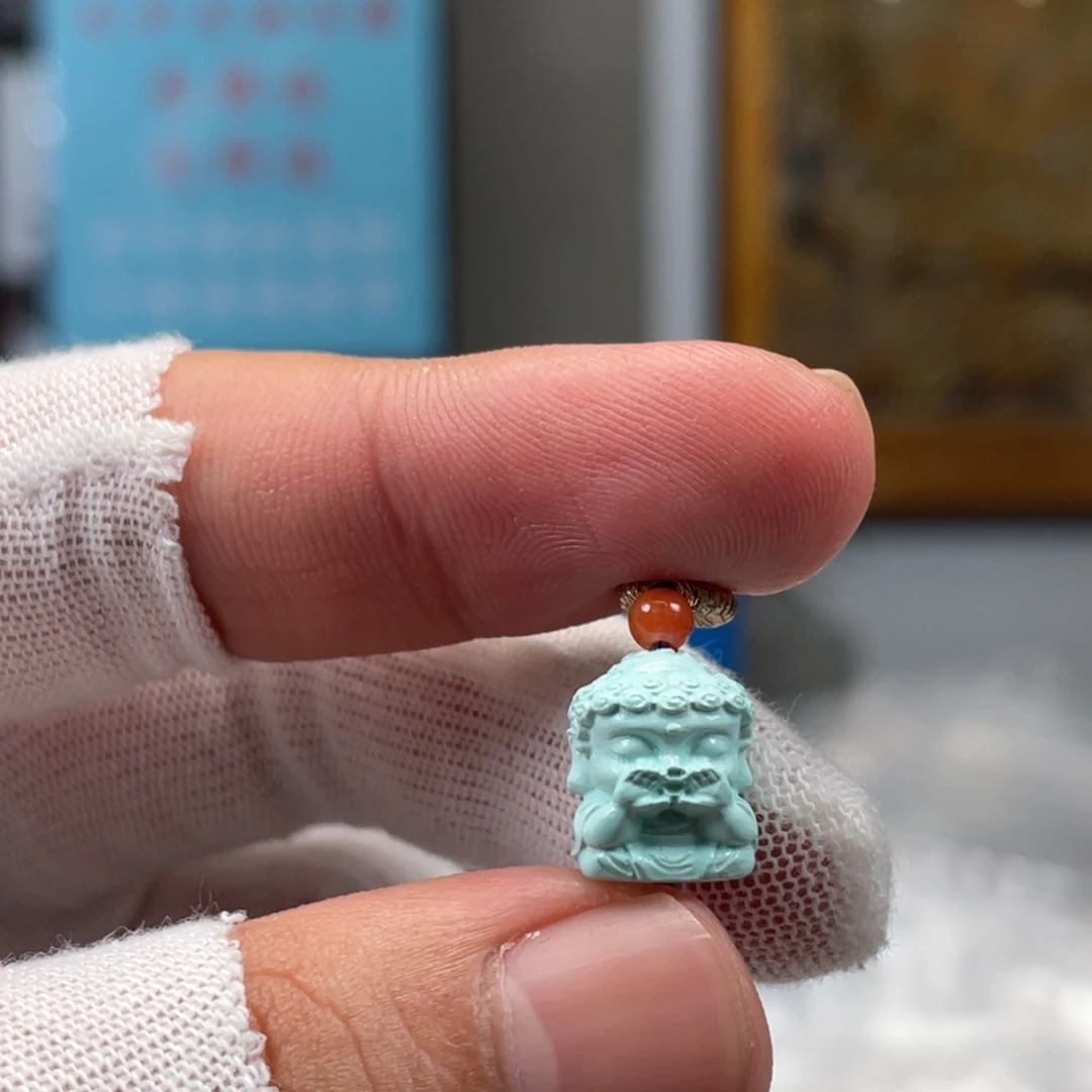 未镶嵌绿松石挂件