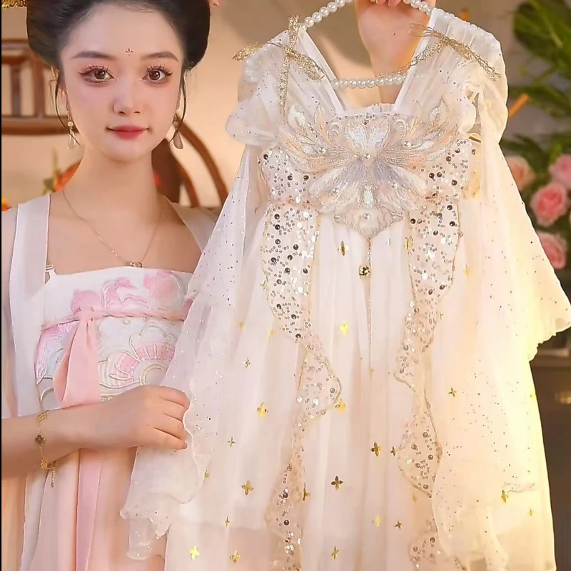 童绣阁【神女降临】2025新款女童仙气中国风夏季汉服HFQ25358