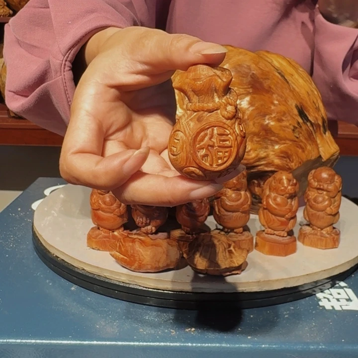 木大*勇玉镯工艺坊家居摆件16
