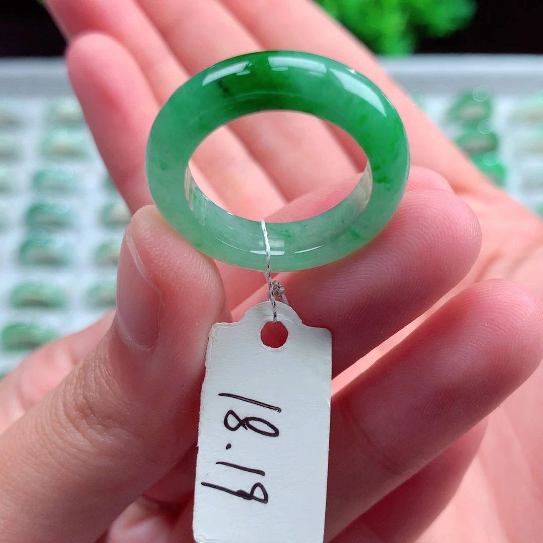 未镶嵌戒指翡翠天然