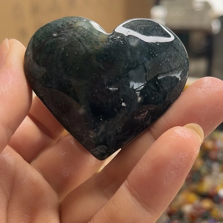 水草爱心未镶嵌水晶