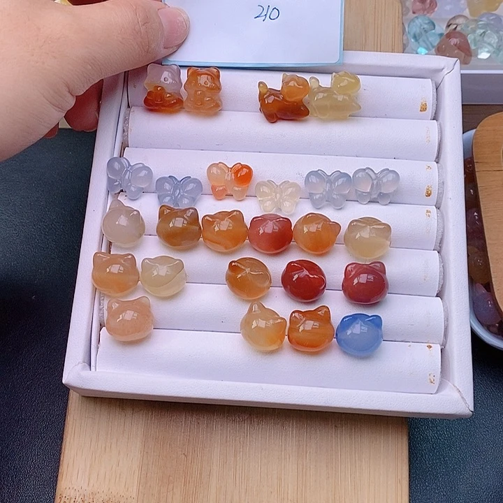 合金玛瑙/玉髓珠宝半成品玛**卡