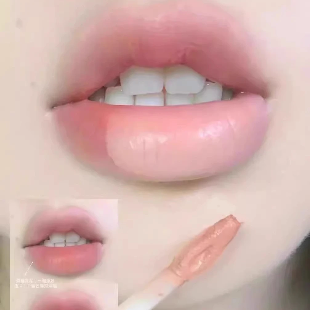 深唇打底秋冬遮唇色深唇裸色奶糕哑光唇霜叠涂遮瑕膏唇釉口红