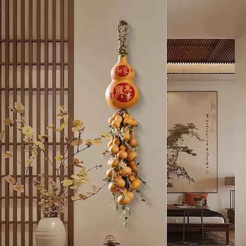 天然挂件干葫芦家居挂饰文玩葫芦串客厅办公室装饰摆件