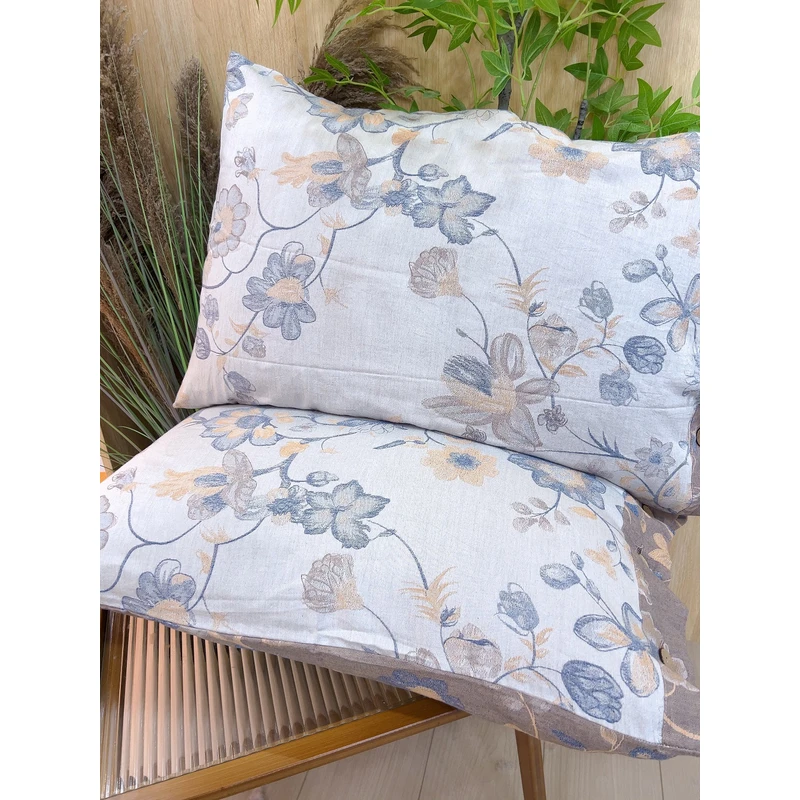 【青莎】枕套-风兰花-米48*74高端定制枕套