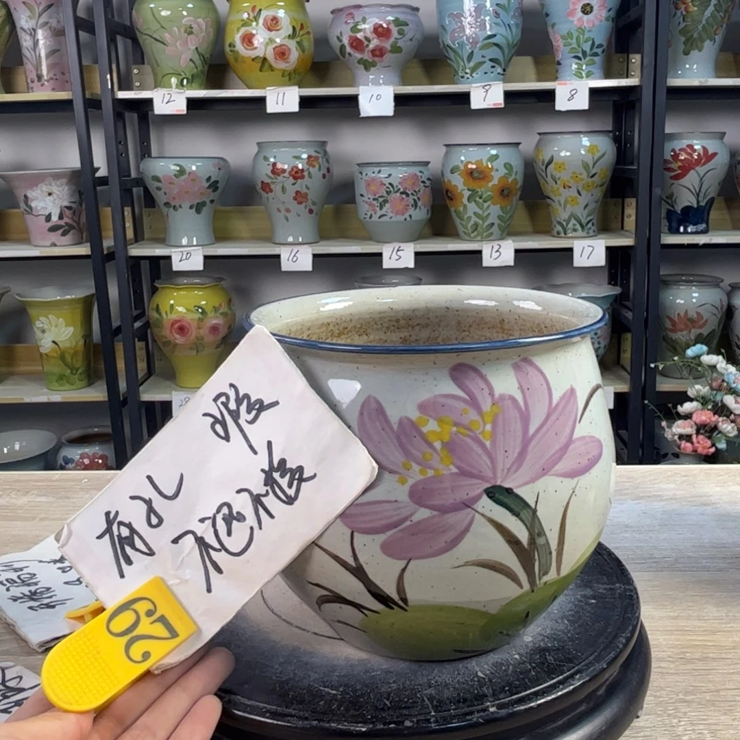 罐1tc景德镇陶瓷花盆