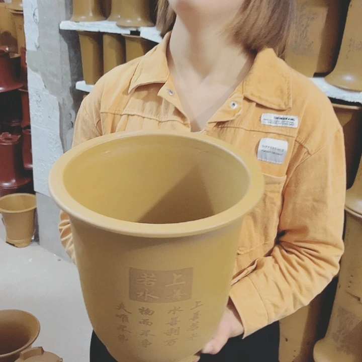 宜兴紫砂精品花盆