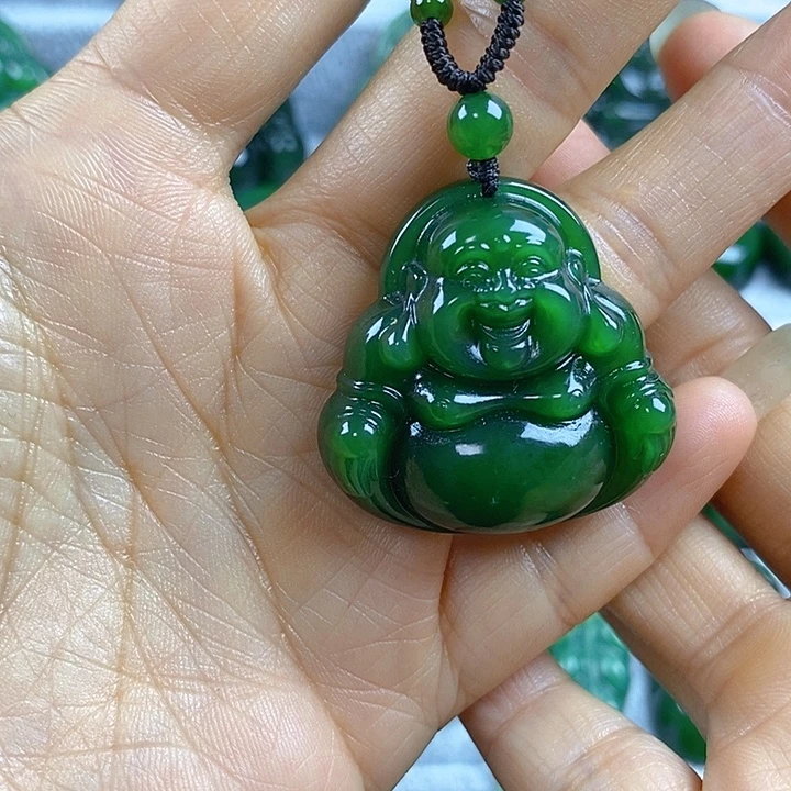 吊坠(不含链)未镶嵌和田玉（碧玉）34