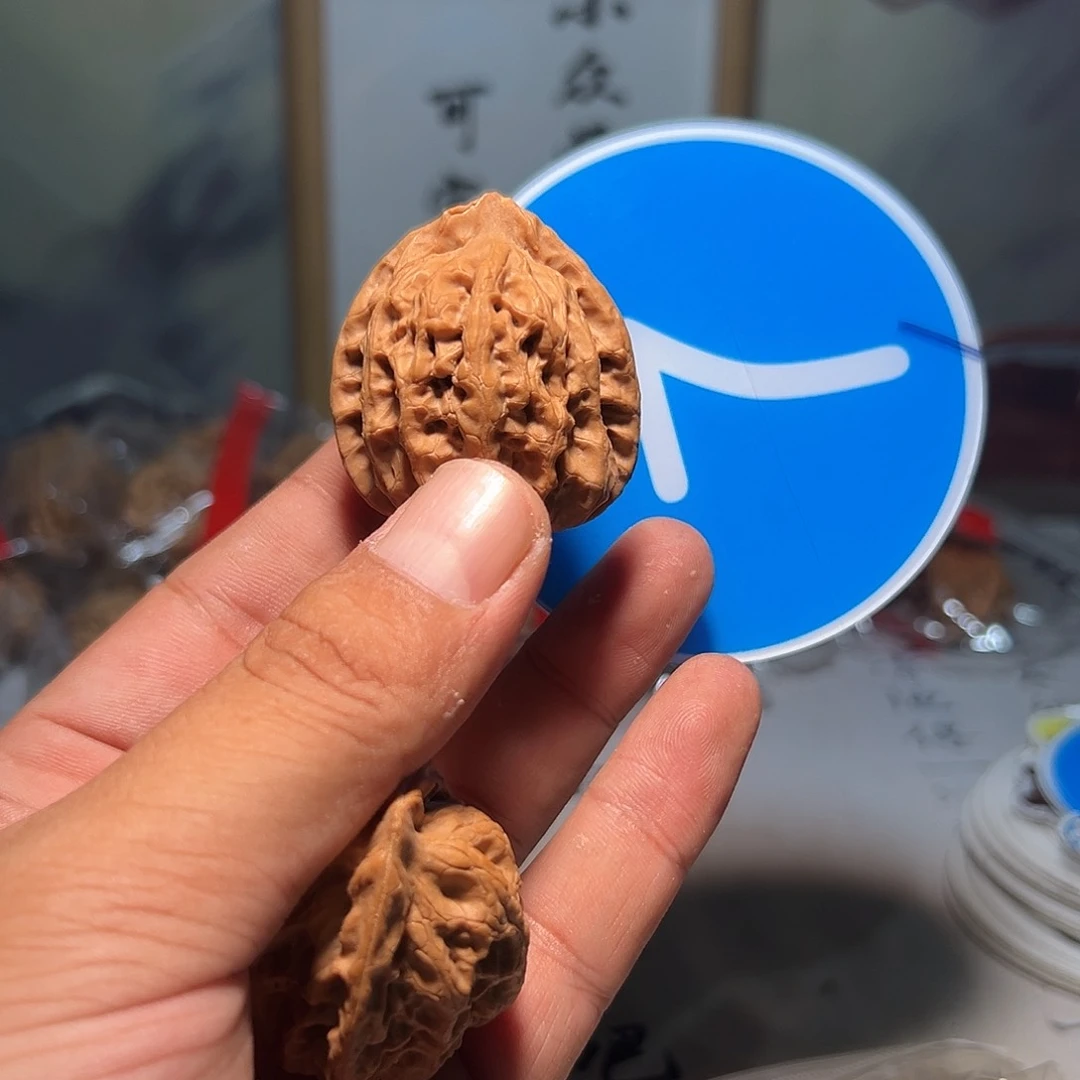 想***醒文玩核桃，蓝色007号
