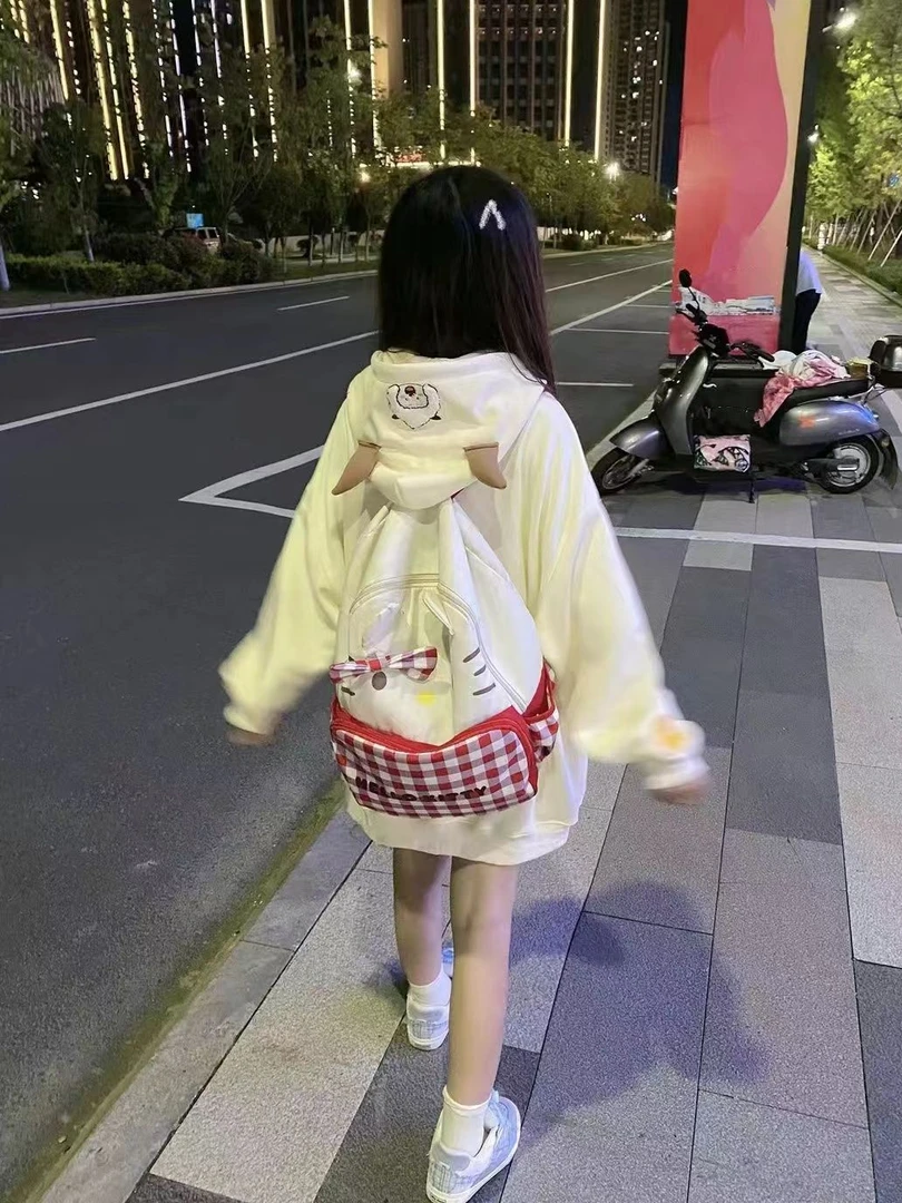 日系hellokitty书包少女心超萌双肩包校园可爱卡通背包初高中学生