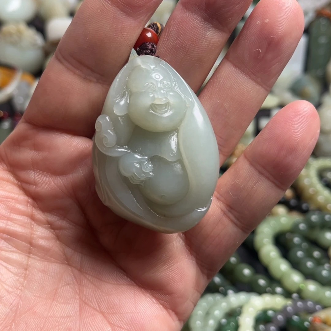 和田玉（子料）未镶嵌吊坠(不含链)