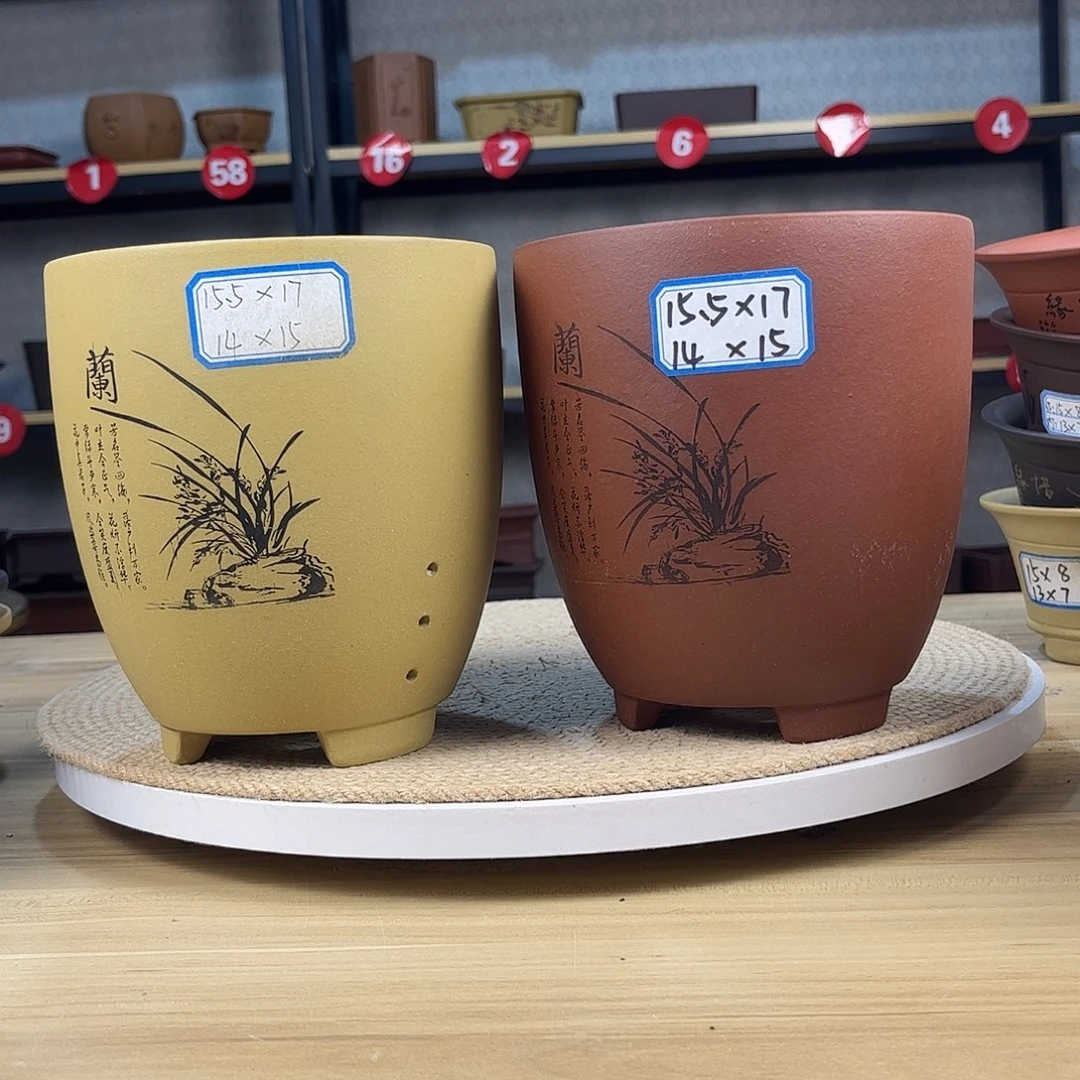 紫砂花盆紫砂花盆