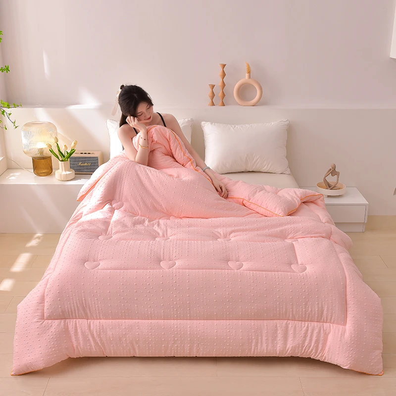 2024新款A类母婴级柔软舒适云感豆豆被A